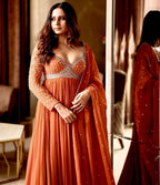 Designer Anarkali Gown with Dupatta