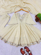 Luxury Handcrafted Ethnic Anarkali Outfit