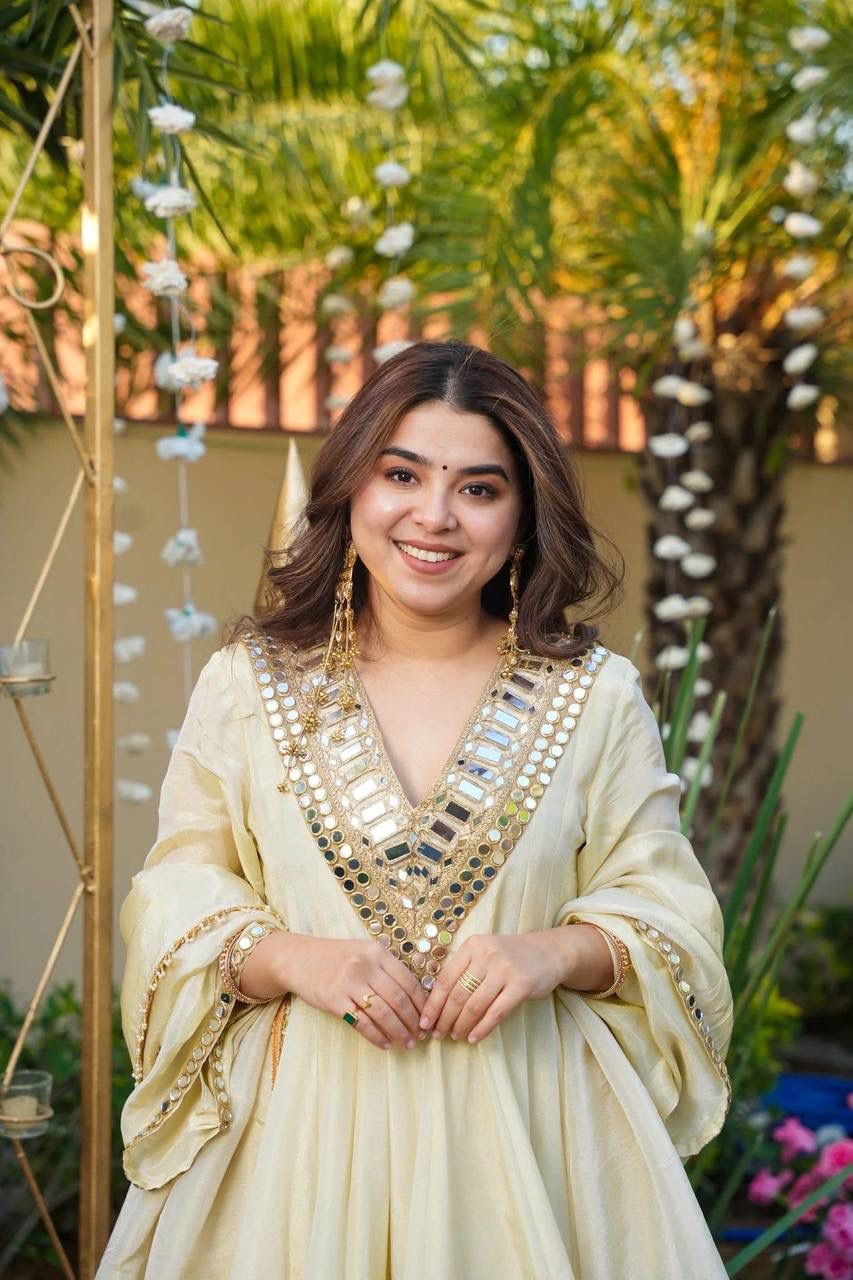 Luxury Handcrafted Ethnic Anarkali Outfit