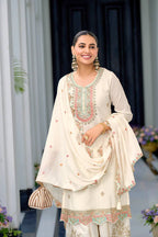 Designer Embroidered Festive Wear Suit Set