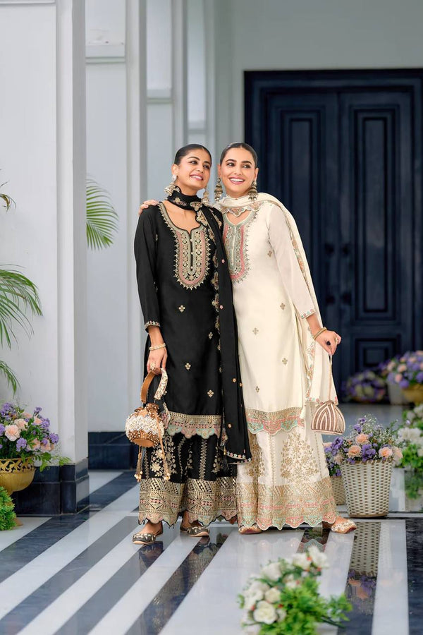 Designer Embroidered Festive Wear Suit Set - Eid dresses for women 2026