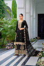Designer Embroidered Festive Wear Suit Set