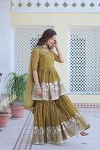 Royal Zari Sharara Set