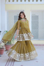 Royal Zari Sharara Set