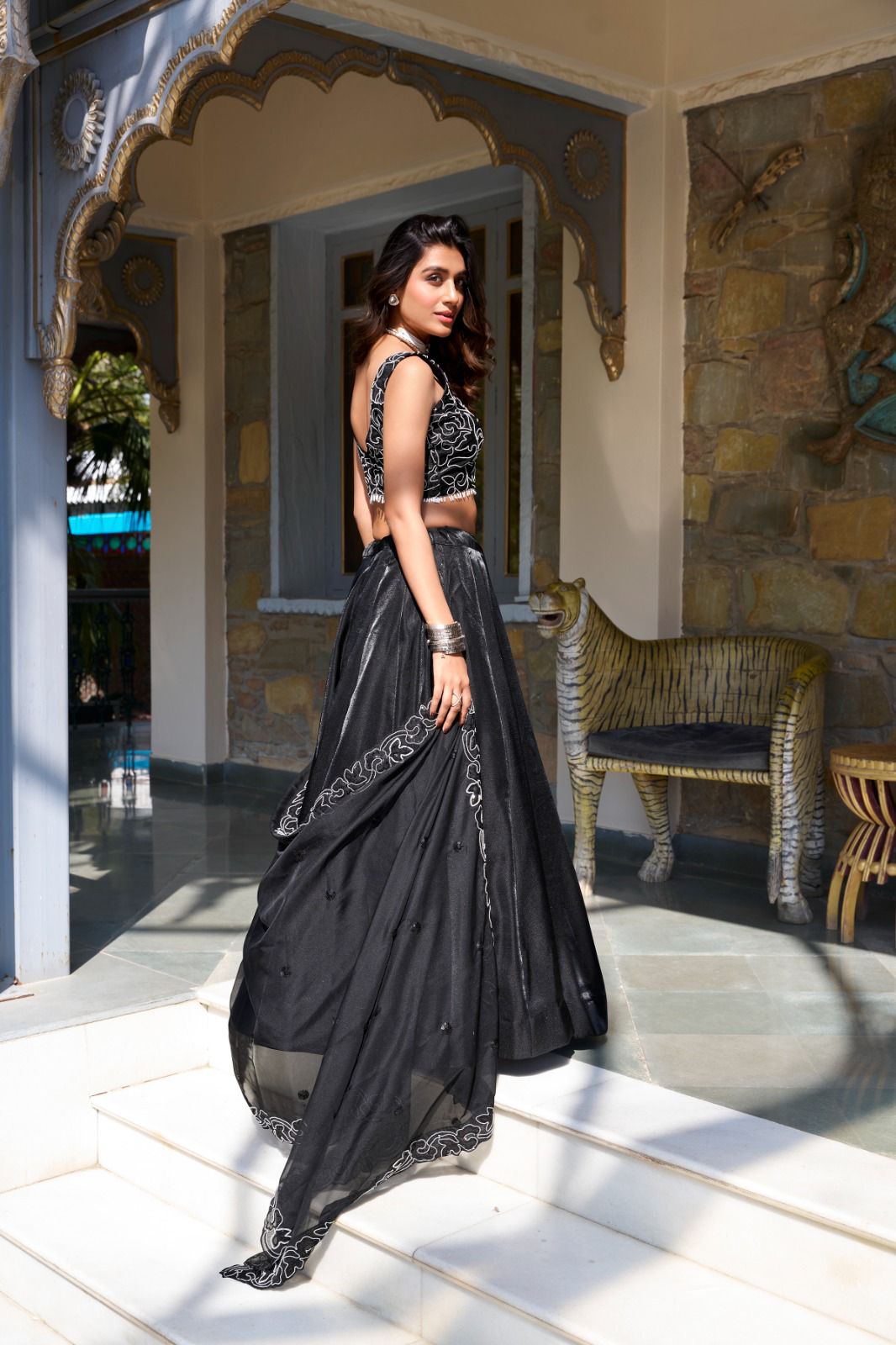 Ashnoor Party Wear Embroidery Lehenga Choli