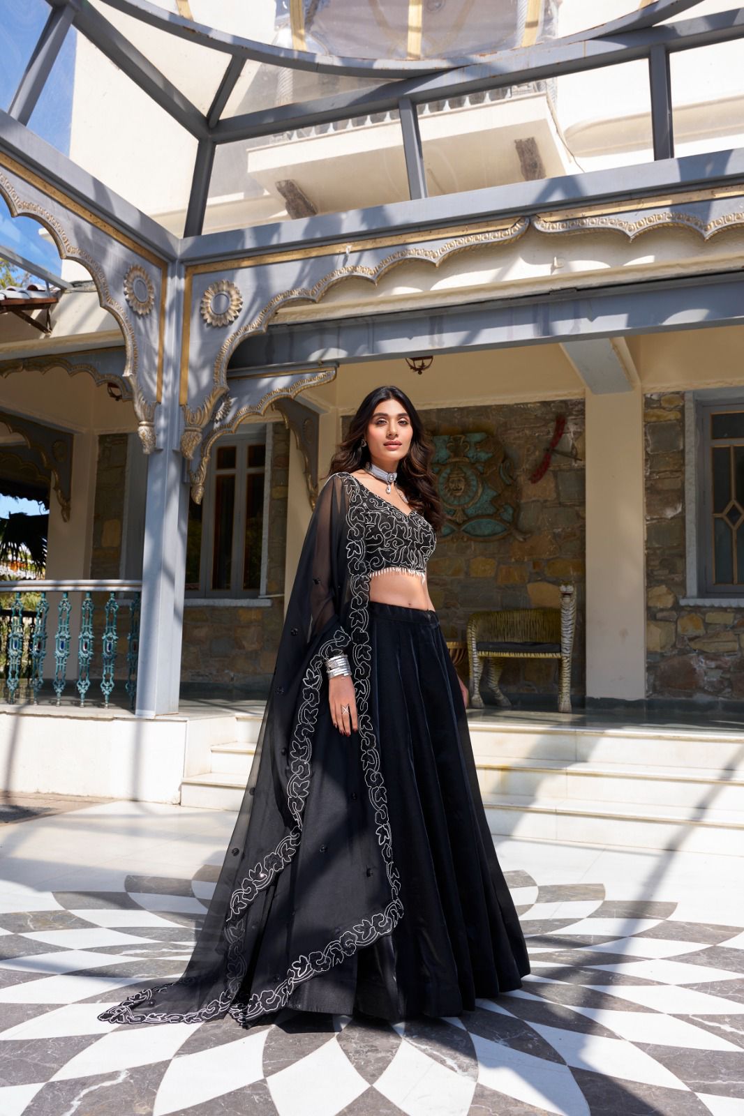 Ashnoor Party Wear Embroidery Lehenga Choli