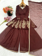 Royal Petal Sharara with Palazzo