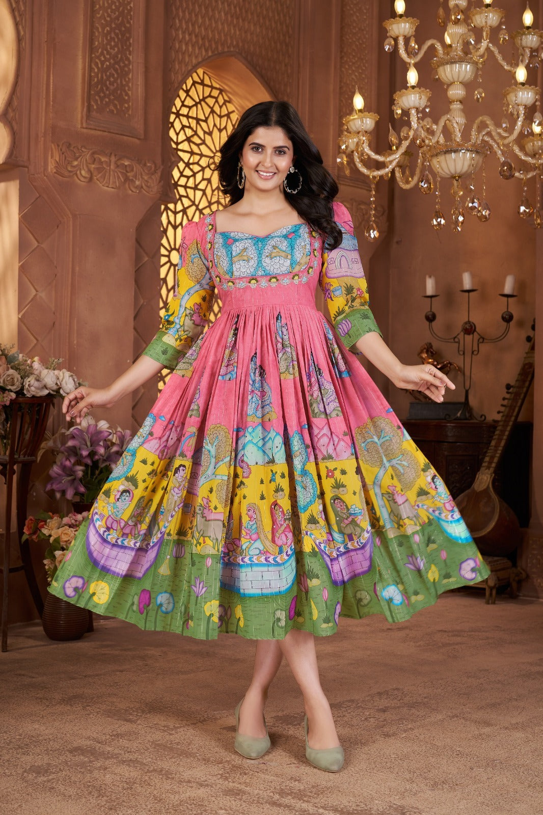 Meera Western One Piece Dress