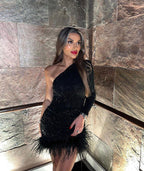 Lush One Shoulder Dress - Snyvia