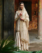 Luxe Embroidery Party Wear Sharara Suit