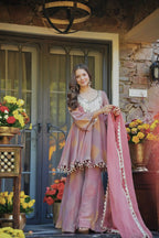 Mehrban Blush Sharara Set