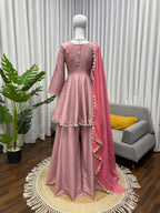 Mehrban Blush Sharara Set