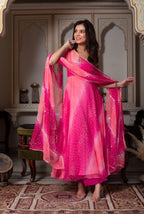 Modern Ethnic Mirror Work Pant Set
