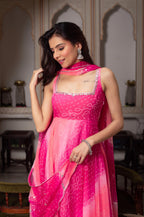 Modern Ethnic Mirror Work Pant Set