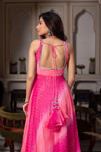 Modern Ethnic Mirror Work Pant Set