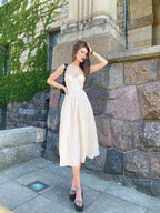 Modern Flare Corset Dress - Snyvia