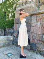 Modern Flare Corset Dress - Snyvia