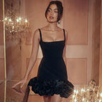 Molly Short Black Dress - Snyvia