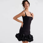 Molly Short Black Dress - Snyvia