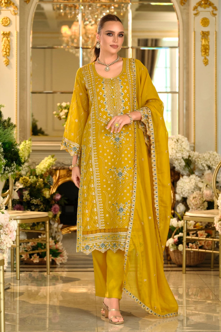Riwaayat Kurti With Pant And Designer Dupatta