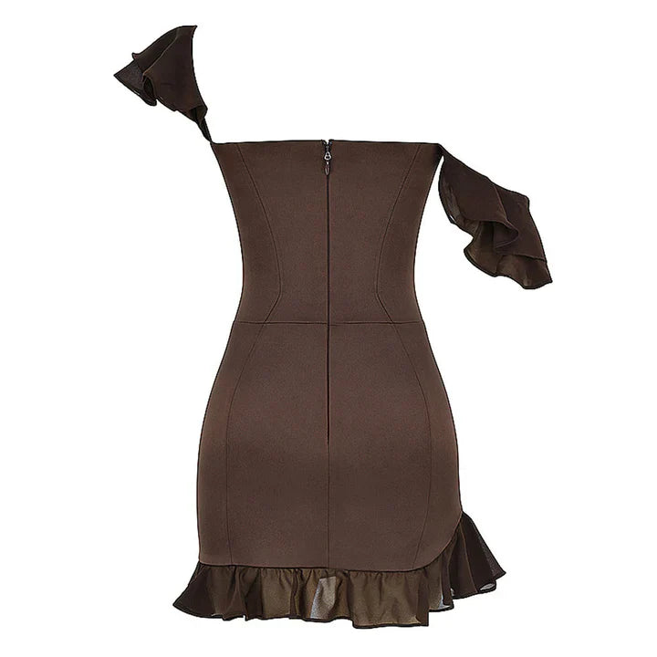 Myla Brown Styles Dress - Snyvia