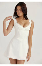 Mystic White Pixie Dress - Snyvia