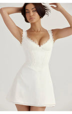 Mystic White Pixie Dress - Snyvia