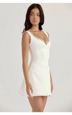 Mystic White Pixie Dress - Snyvia