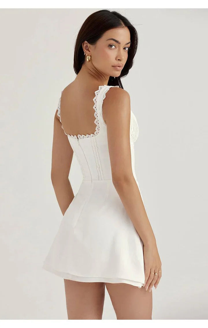 Mystic White Pixie Dress - Snyvia