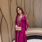 Noorani Velvet Kurta Plazo Set