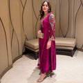 Noorani Velvet Kurta Plazo Set