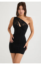 Pele Modern Shoulder Dress - Snyvia