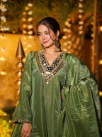 Radiant Luxe Mirror Anarkali Suit