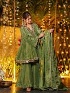 Radiant Luxe Mirror Anarkali Suit