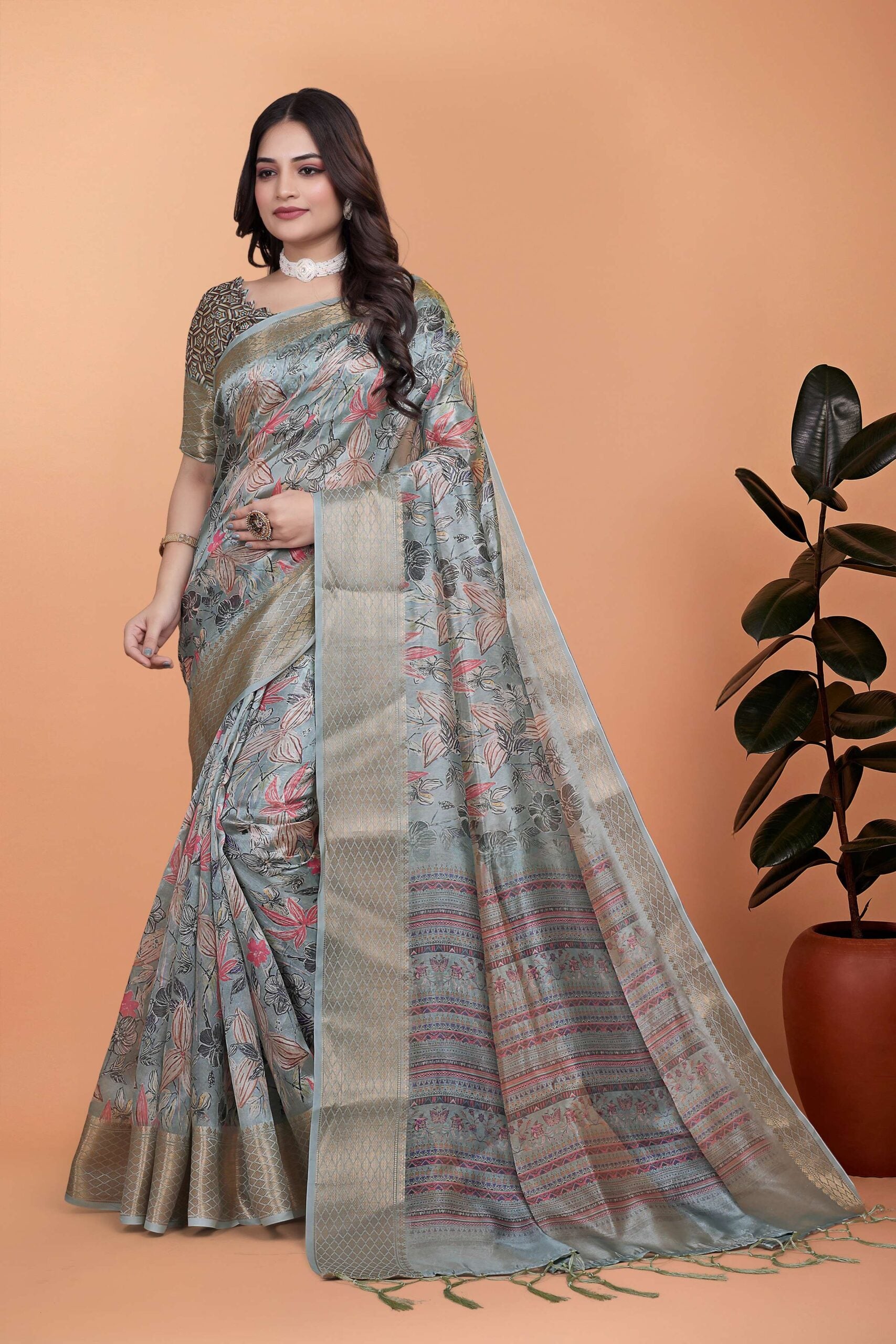 Drape yourself in this ethereal Saree