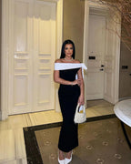 Side Bow Midi Dress