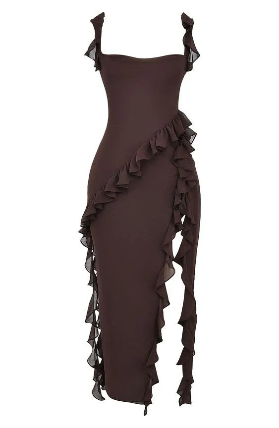 Serena Brown Dress