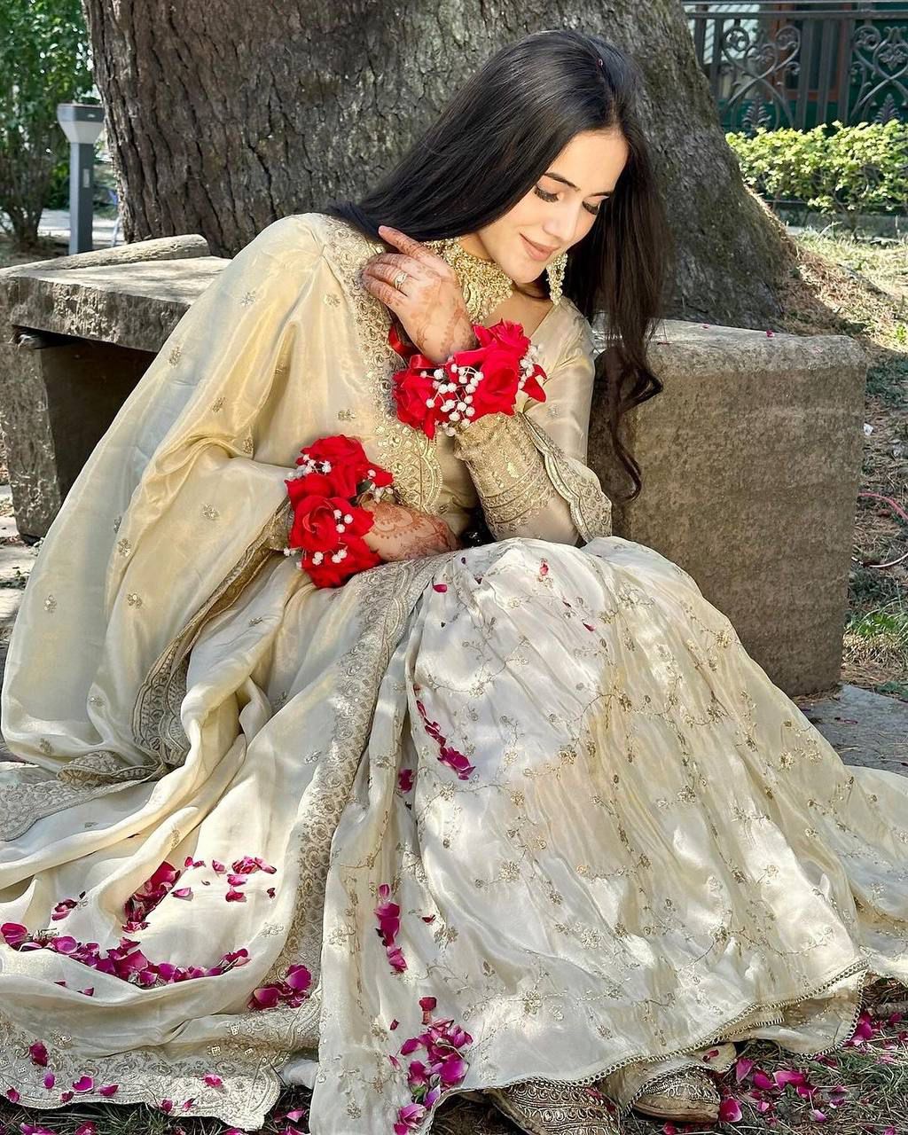 Shehnai White Kurta Sharara