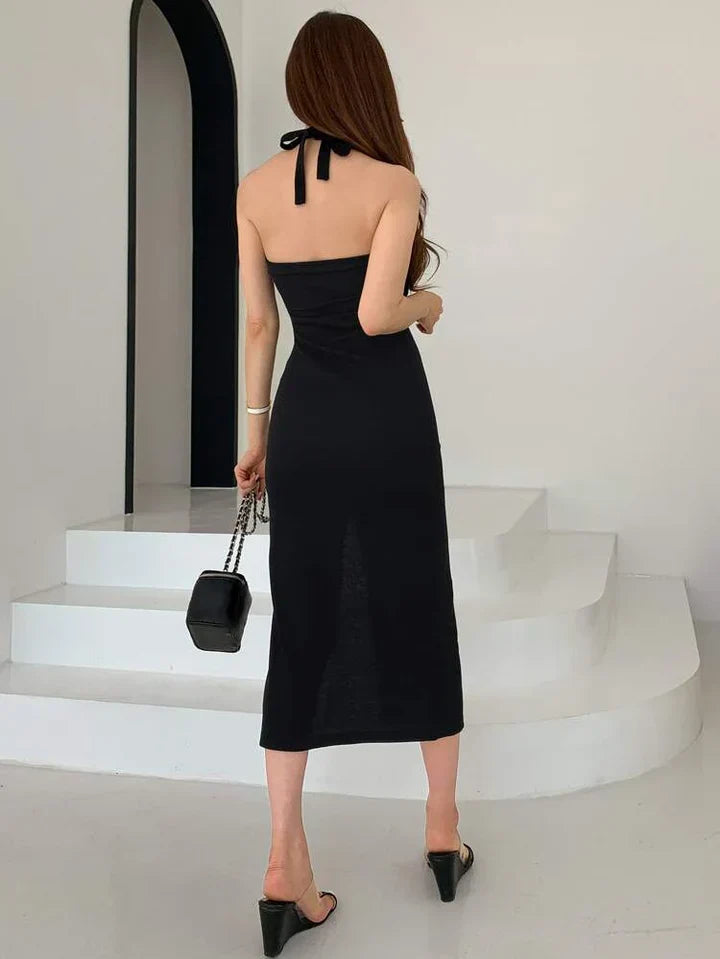 Skyla Slit Dress - Snyvia