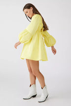 Sweet Puff Mini Dress - Snyvia