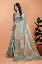 Add a touch of serene Saree