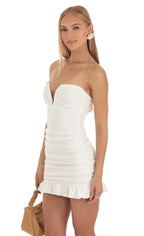 Tonal White Dress - Snyvia