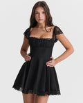 Twilight Black Mini Dress - Snyvia