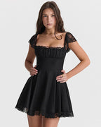 Twilight Black Mini Dress - Snyvia