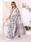 Step into modern ethnic elegance Saree