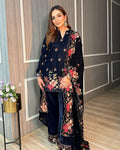 Winter Velvet Kurta Set with Plazo Pants
