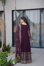Zeenat-e-Shaahi Anarkali with Dupatta