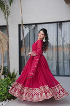 Zeenat-e-Shaahi Anarkali with Dupatta
