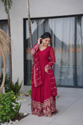 Zeenat-e-Shaahi Anarkali with Dupatta