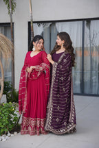 Zeenat-e-Shaahi Anarkali with Dupatta